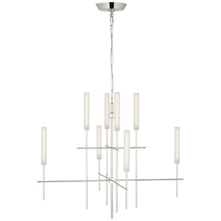 Buy polished-nickel Fay Outdoor (Damp) Chandelier by Visual Comfort Signature