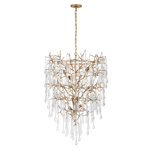 Rayne Outdoor (Damp) Chandelier by Visual Comfort Signature