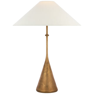 Buy museum-brass-with-5-x-23-x-12-linen-glass Zealous Table Lamp by Visual Comfort Signature