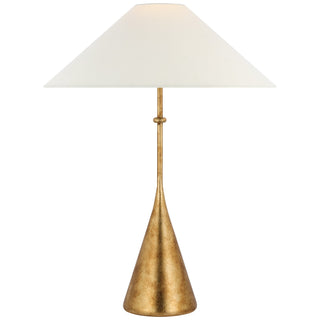 Buy museum-gild-with-5-x-23-x-12-linen-glass Zealous Table Lamp by Visual Comfort Signature