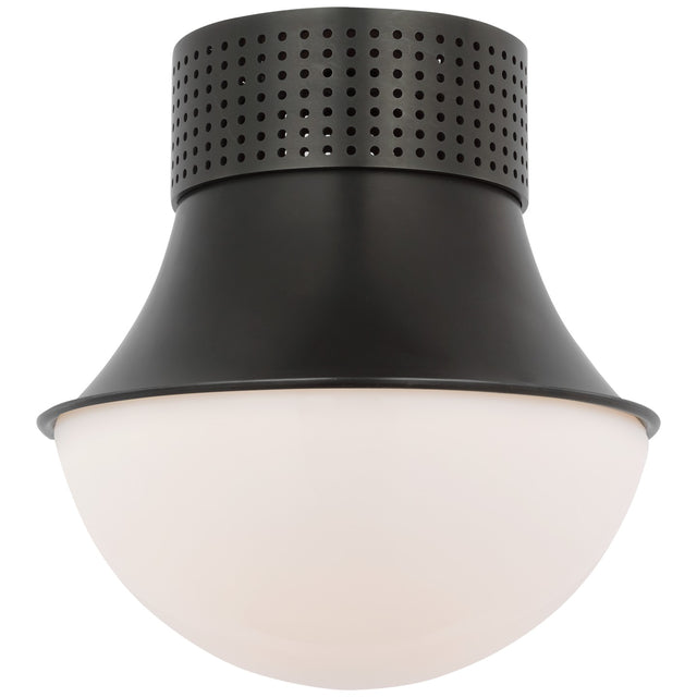 Precision Outdoor (Damp) Flush Mount Ceiling Light by Visual Comfort Signature