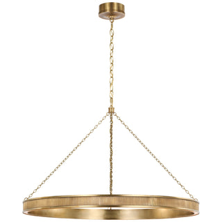 Buy soft-brass Menil Outdoor (Damp) Chandelier by Visual Comfort Signature