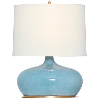 Buy crackled-robin Olinda Table Lamp by Visual Comfort Signature