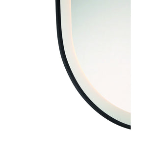 Buy black-with-white-glass Sara LED Mirror by Eurofase