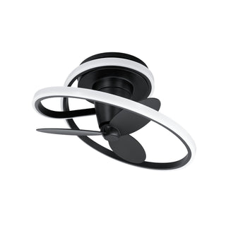 Buy black-finish-with-black-blades Veloce Outdoor (Damp) Ceiling Fan with Light by Modern Forms Fans