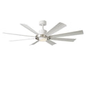 8-Blades Aura Outdoor (Wet) Ceiling Fan with Light by Modern Forms Fans