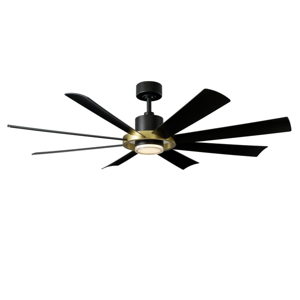 8-Blades Aura Outdoor (Wet) Ceiling Fan with Light by Modern Forms Fans