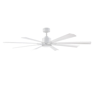 Buy matte-white-finish-with-matte-white-blades 8-Blades Size Matters Outdoor (Wet) Ceiling Fan by Modern Forms Fans