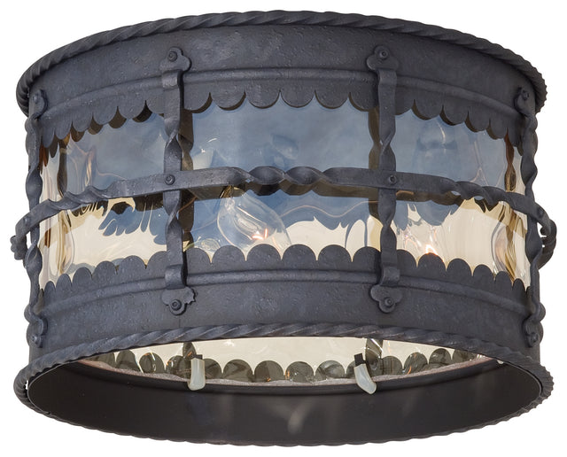 Mallorca Outdoor (Damp) Flush Mount Ceiling Light by Minka-Lavery