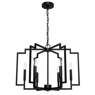 Buy matte-black Zoanne Chandelier by Hunter