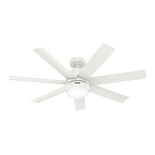 Buy fresh-white-finish-with-fresh-white-blades Brazos Ceiling Fan with Light by Hunter