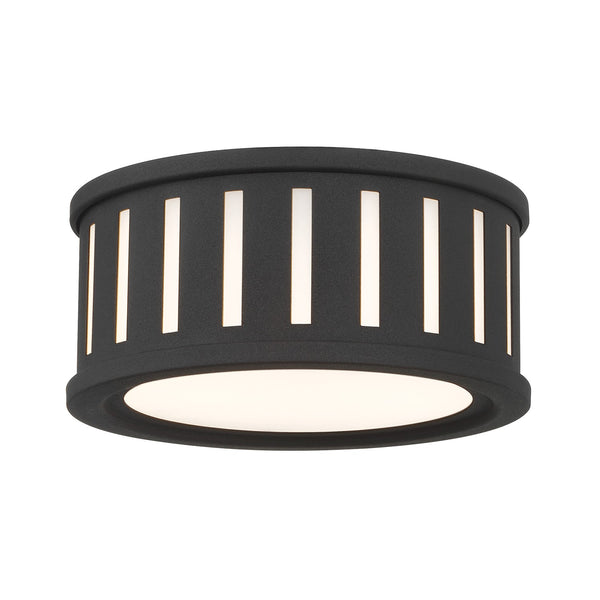 Kendal Outdoor (Damp) Flush Mount Ceiling Light by Crystorama