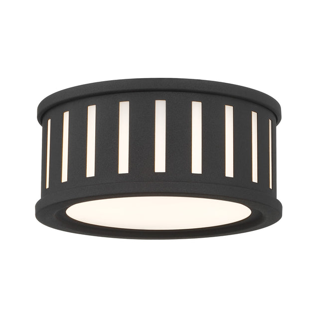 Kendal Outdoor (Damp) Flush Mount Ceiling Light by Crystorama