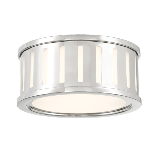 Kendal Outdoor (Damp) Flush Mount Ceiling Light by Crystorama