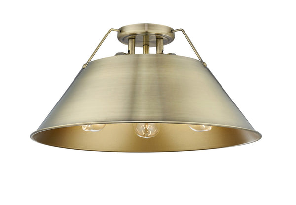 Orwell Flush Mount Ceiling Light by Golden