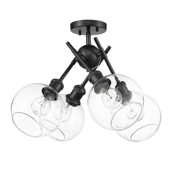Axel Semi Flush Mount Light by Golden