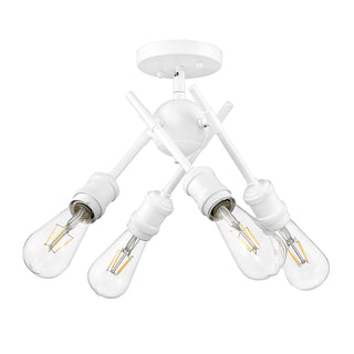 Axel Directional Semi-Flush Mount Light by Golden