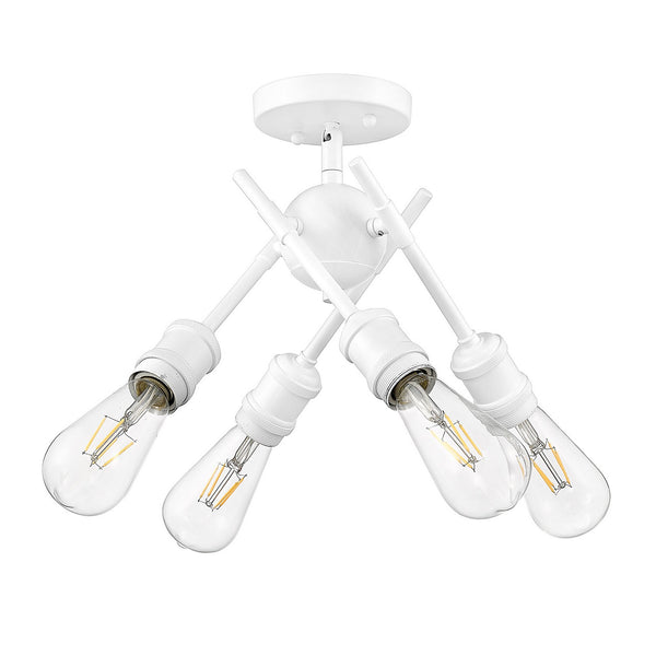 Axel Directional Semi-Flush Mount Light by Golden