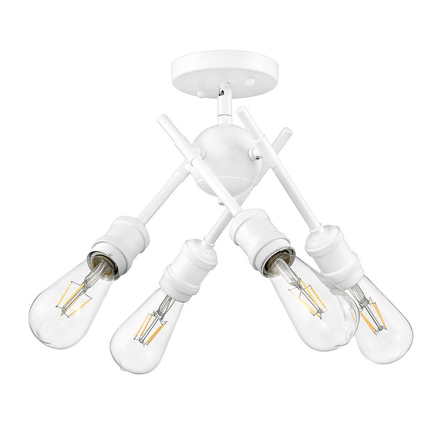 Axel Directional Semi-Flush Mount Light by Golden