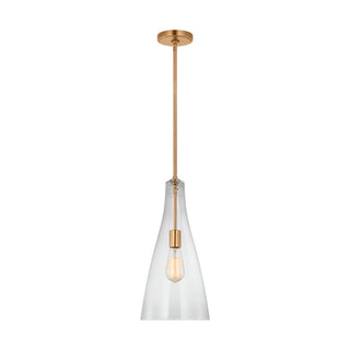 Buy satin-brass Arilda Outdoor (Damp) Pendant by Visual Comfort Studio