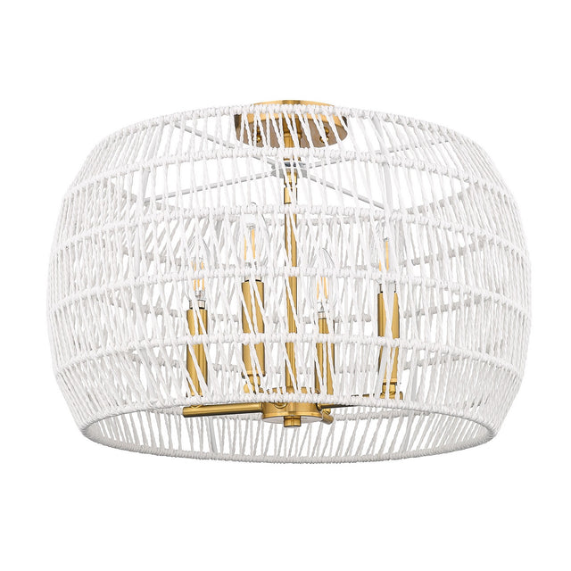 Ellie Semi-Flush Mount Ceiling Light by Golden
