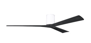 Buy gloss-white-finish-with-matte-black-blades Irene-H Ceiling Fan by Matthews Fan Company