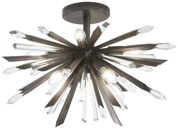 Elsa Outdoor (Damp) Semi-Flush Mount Ceiling Light by Metropolitan