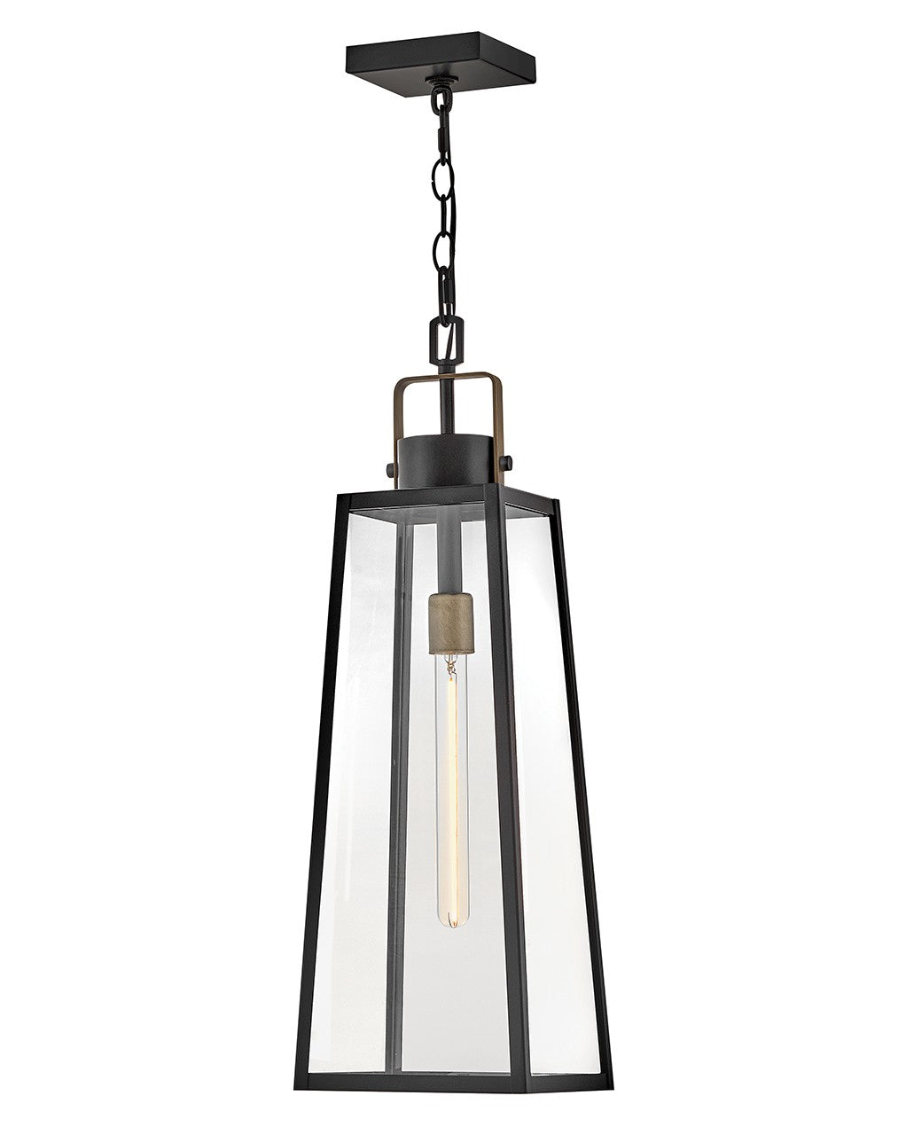 Lark - 82002BK - LED Hanging Lantern - Hugh - Black from Lighting & Bulbs Unlimited in Charlotte, NC