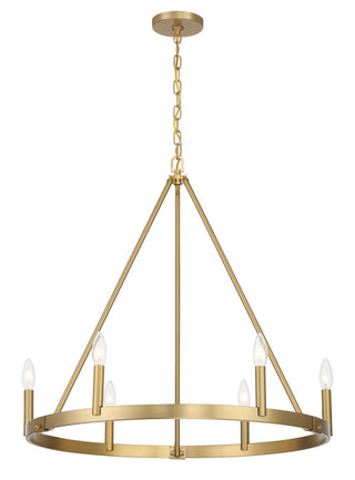 Buy signature-brass Dutton Outdoor (Damp) Chandelier by Minka-Lavery