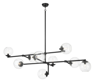 Buy coal-black-with-clear-glass-and-clear-shade Millikan Outdoor (Damp) Pendant by Minka-Lavery