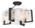 Cloud Break Outdoor (Damp) Semi-Flush Mount Ceiling Light by Minka-Lavery