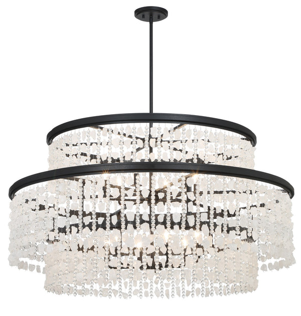 Shimmering Elegance Outdoor (Damp) Chandelier by Minka-Lavery