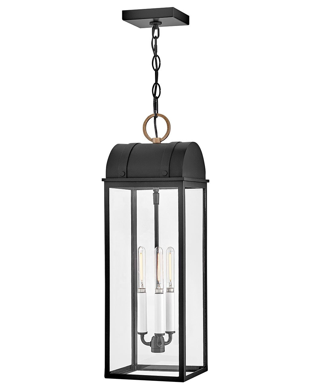 Hinkley - 10662BK-BU - LED Hanging Lantern - Campbell - Black from Lighting & Bulbs Unlimited in Charlotte, NC