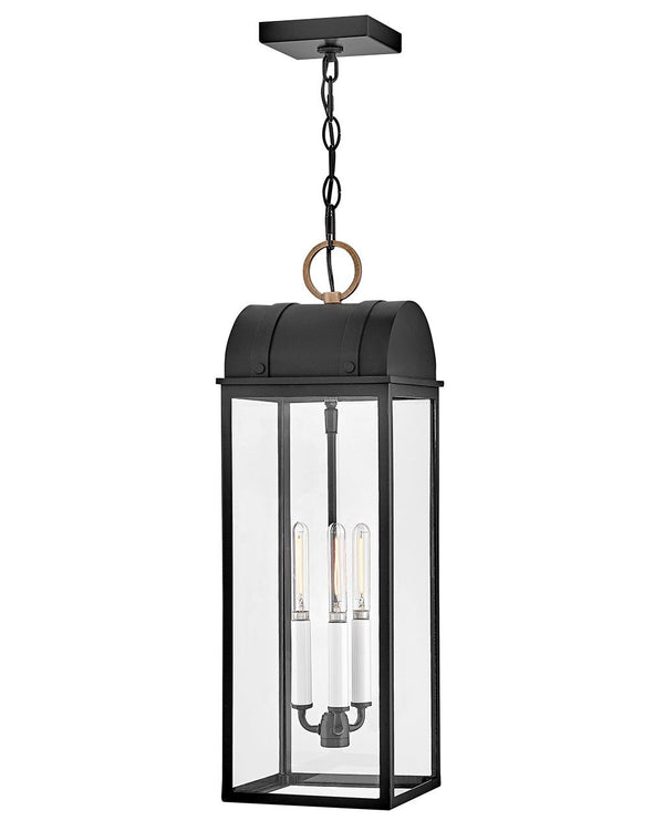 Hinkley - 10662BK-BU - LED Hanging Lantern - Campbell - Black from Lighting & Bulbs Unlimited in Charlotte, NC