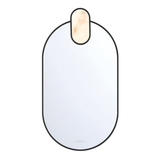 Buy black-with-alabaster-glass Mrissa LED Mirror by Eurofase