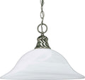 Alabaster Glass Hanging Dome Pendant by Nuvo Lighting