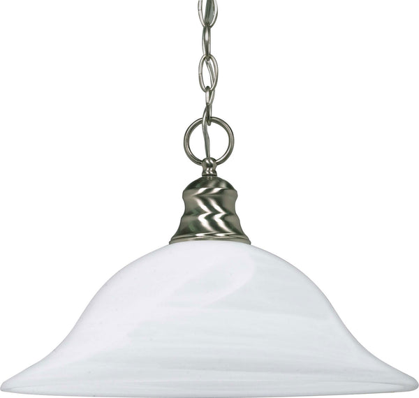 Alabaster Glass Hanging Dome Pendant by Nuvo Lighting