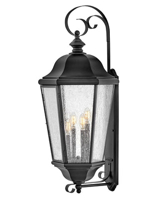 Buy black-with-clear-seedy-glass Edgewater Outdoor (Wet) Wall Lantern by Hinkley