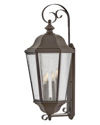Buy oil-rubbed-bronze-with-clear-seedy-glass-and-clear-seedy-shade Edgewater Outdoor (Wet) Wall Lantern by Hinkley