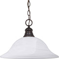 Alabaster Glass Hanging Dome Pendant by Nuvo Lighting