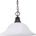 Alabaster Glass Hanging Dome Pendant by Nuvo Lighting