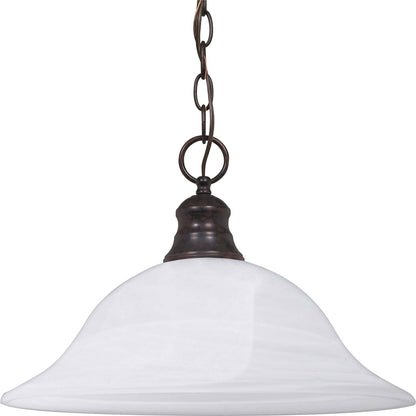 Alabaster Glass Hanging Dome Pendant by Nuvo Lighting