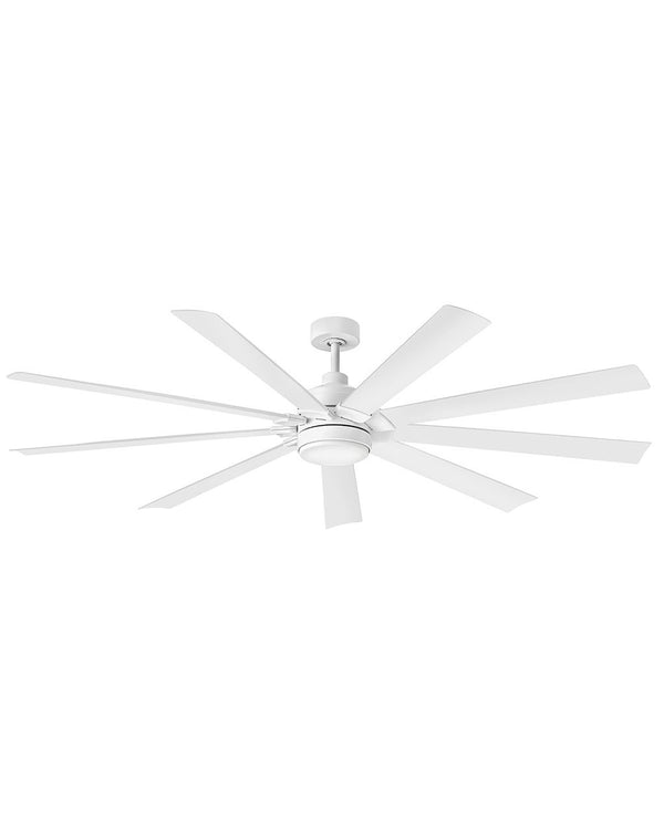 9-Blades Turbine Outdoor (Wet) Ceiling Fan with Light by Hinkley