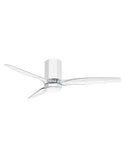 Facet Outdoor (Damp) Flush Mount Ceiling Fan with Light by Hinkley