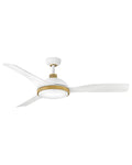 Alba Outdoor (Damp) Ceiling Fan with Light by Hinkley