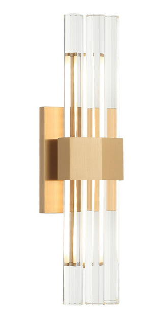 Buy and-clear-shade Krustallos Sconce by Matteo Lighting