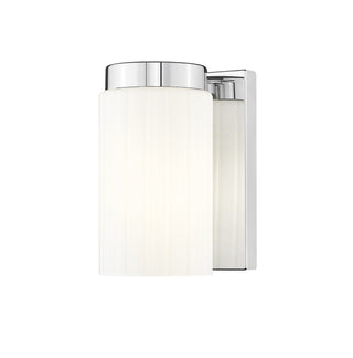 Buy chrome Burk Outdoor (Damp) Sconce by Z-Lite