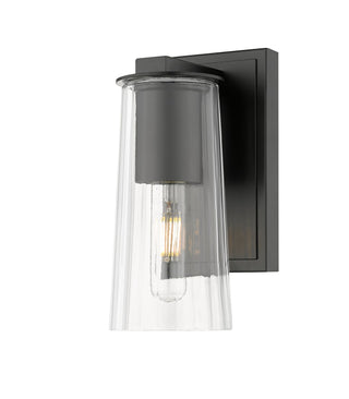Buy matte-black Titus Outdoor (Damp) Sconce by Z-Lite