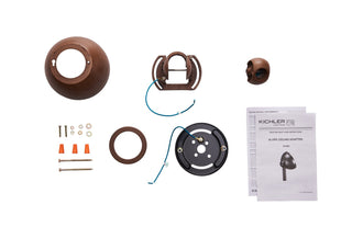 Buy walnut Steel Slope Adapter Accessory by Kichler