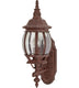 Old Bronze with Clear Beveled Glass and Clear Shade